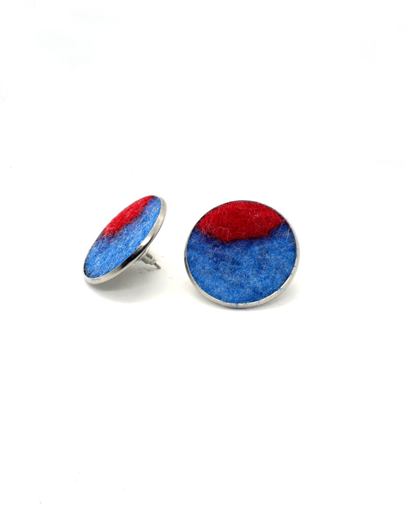 Orecchini Lollipop Blue (grandi)