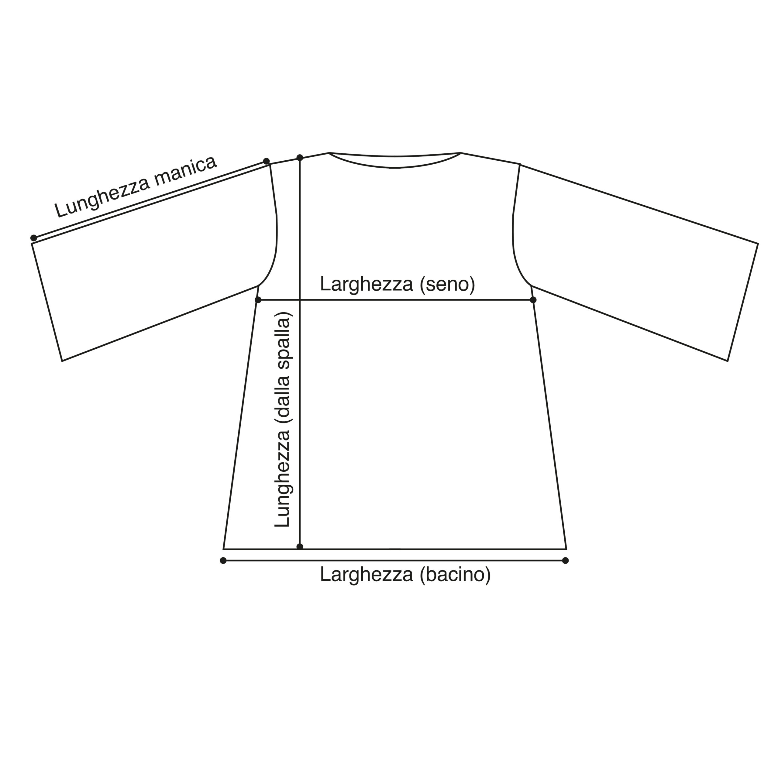 Maglia trapezio Black Dot - immagine 5