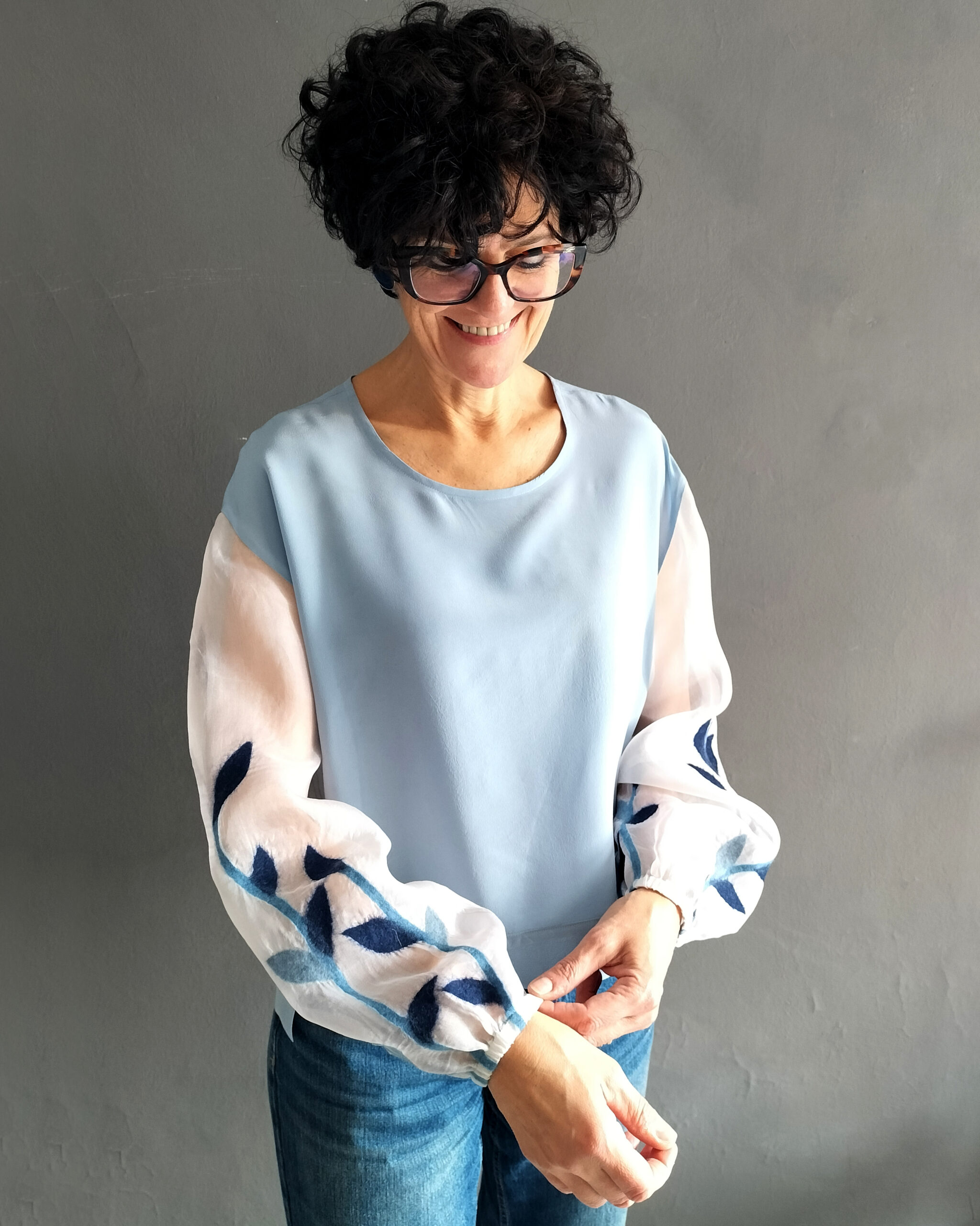 Blusa Ramage in seta - immagine 2