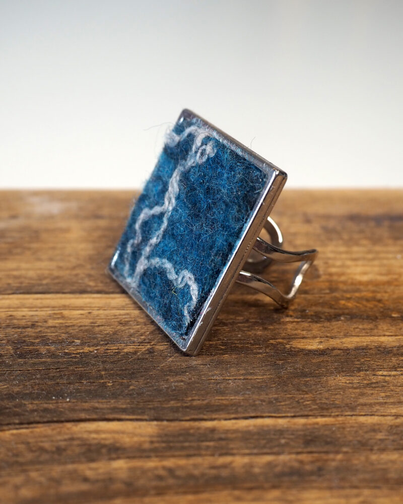 Anello quadrato Ottanio