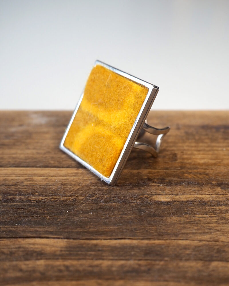 Anello quadrato Yellow
