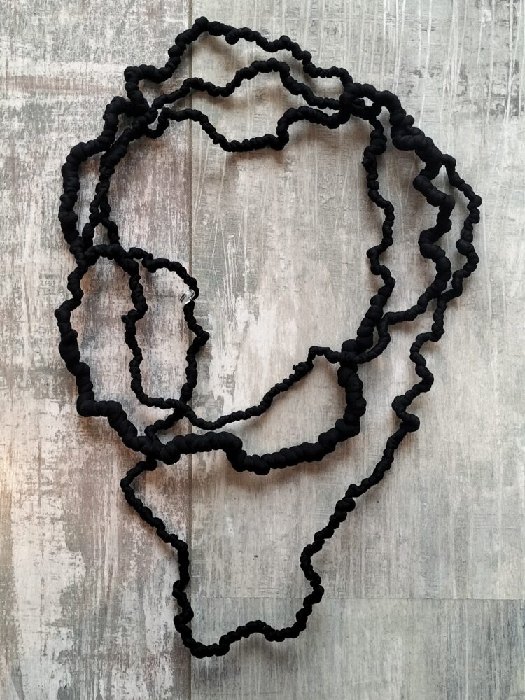 Collana Corallo Nero lunga
